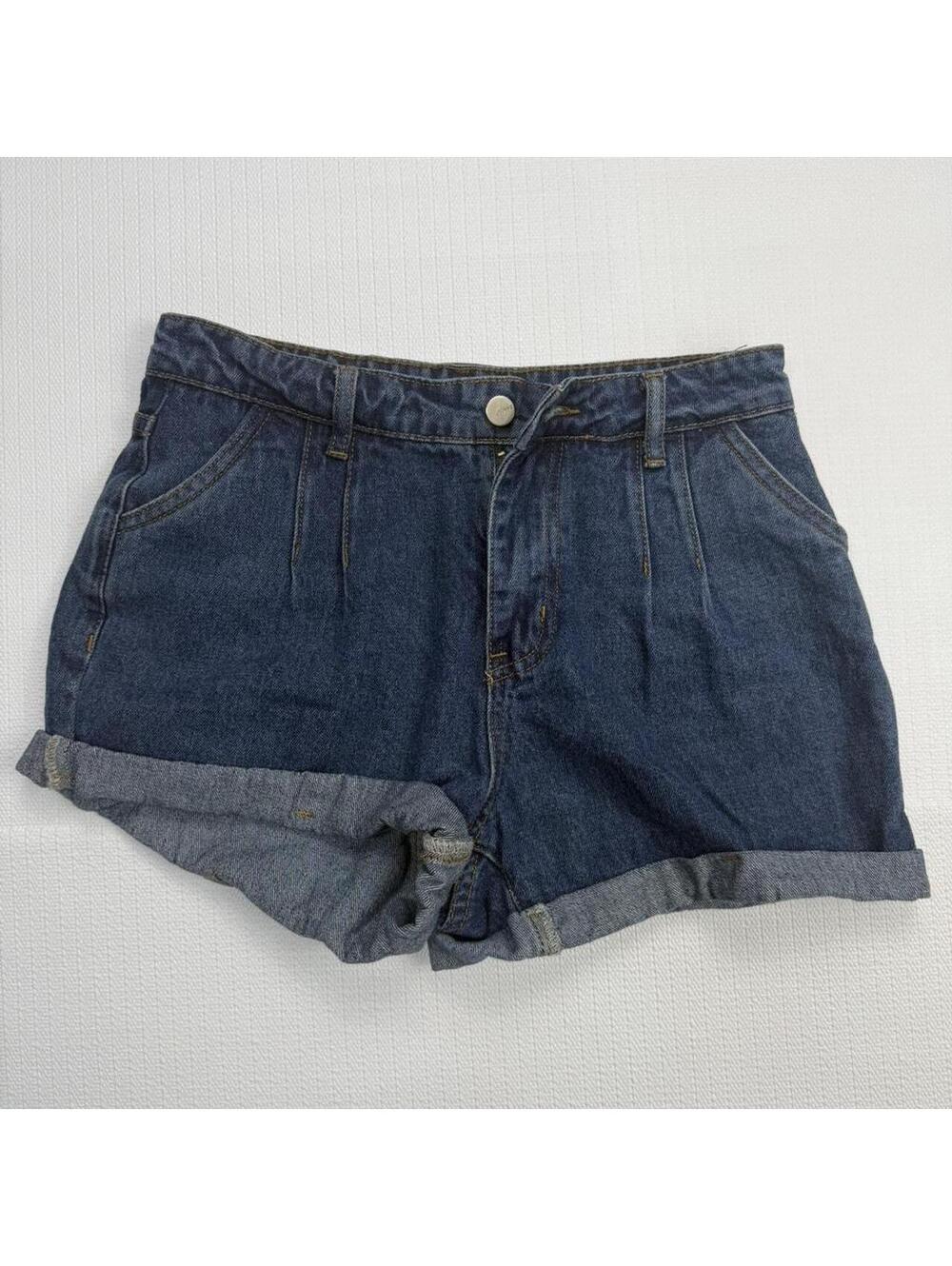 Y2K High Waisted Denim Short shortsBlue Wash Size Small